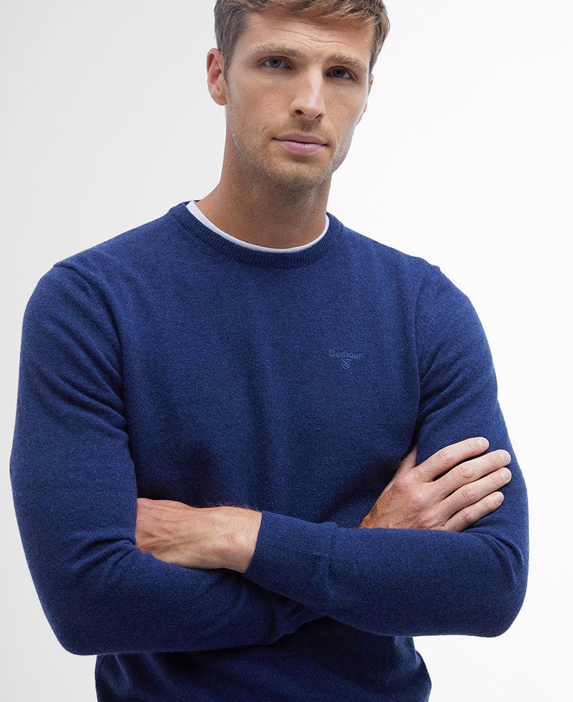 MAGLIONE GIROCOLLO ESSENTIAL_BL71_DEEP BLUE