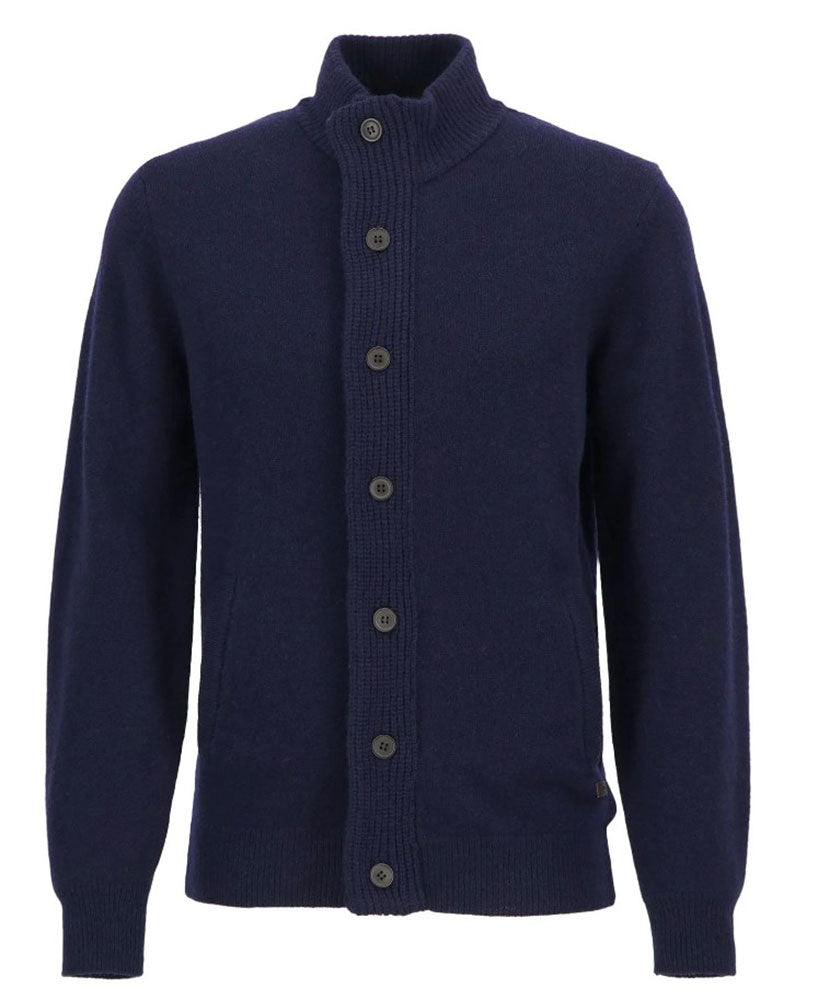 BARBOUR MAGLIONE ESSENTIAL PATCH - CON ZIP_NY91_NAVY