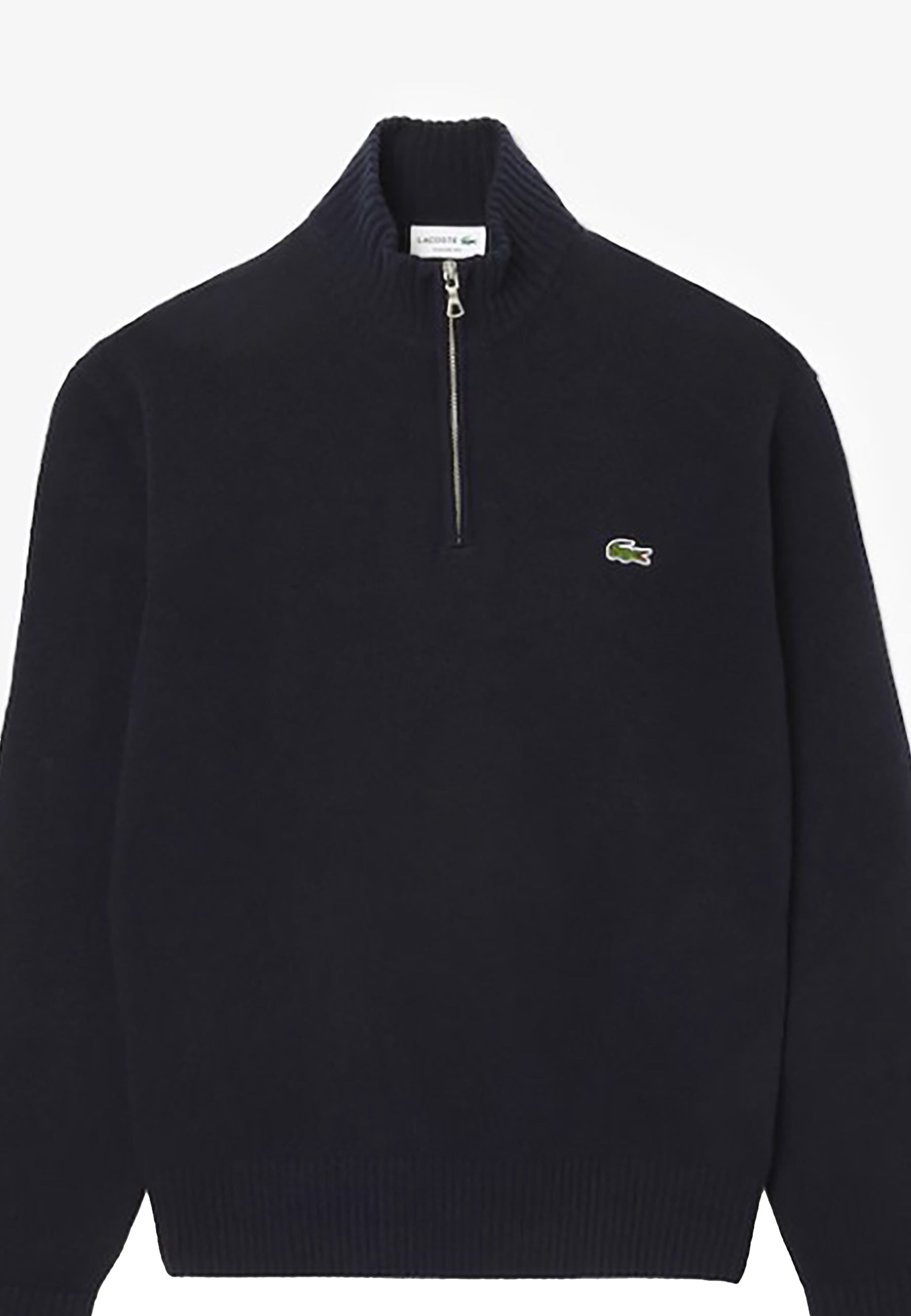 LACOSTE MAGLIONE IN LANA CARDATA MEZZA ZIP_AH3052_166