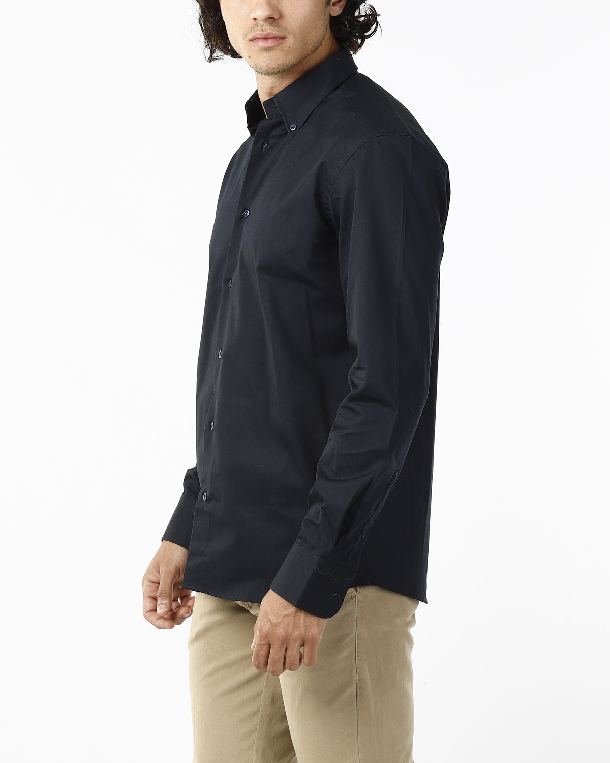 CAMICIA BLU BUTTON DOWN