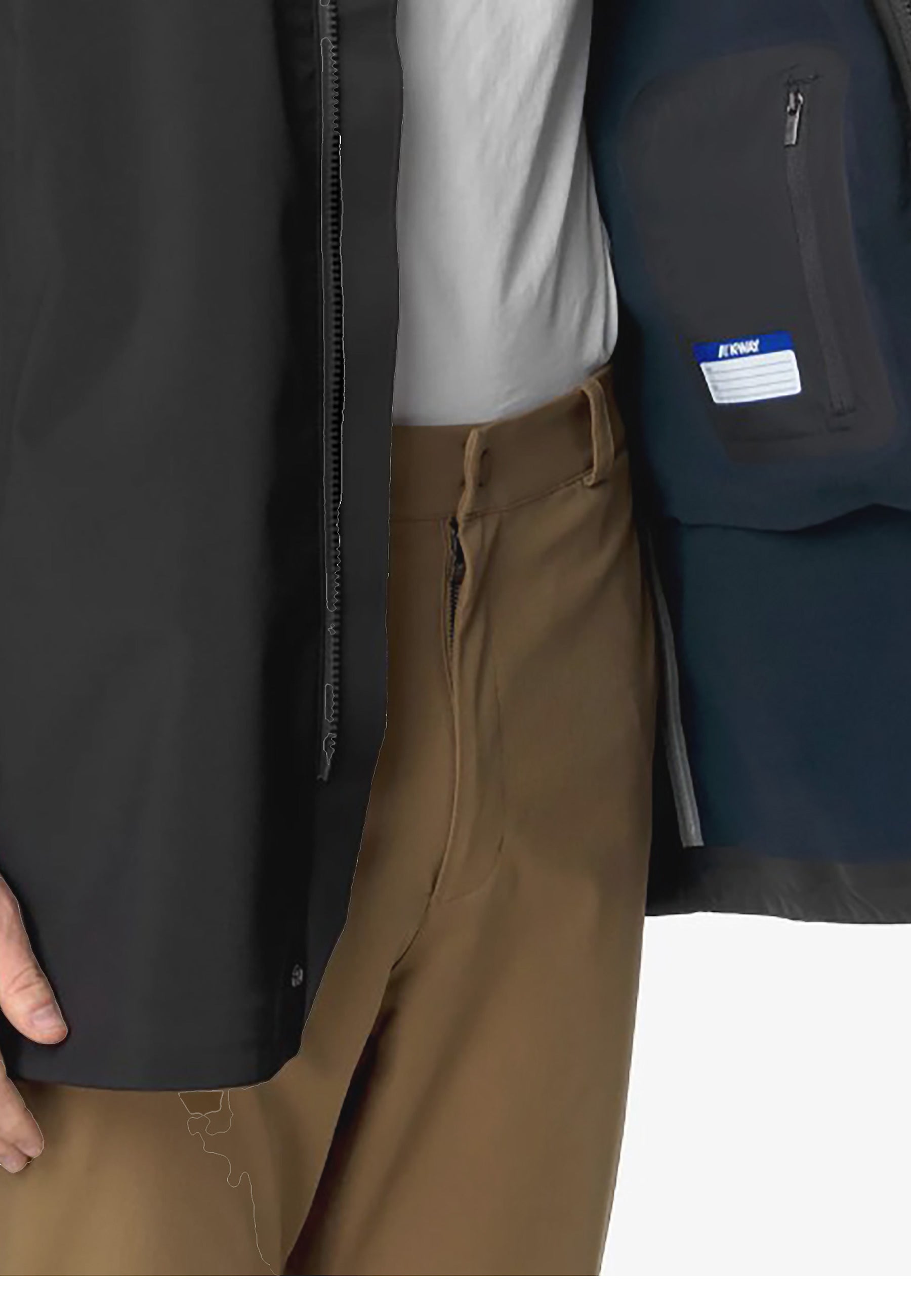 KWAY DUKE BONDED_A3C_BLACK P-BLUE D