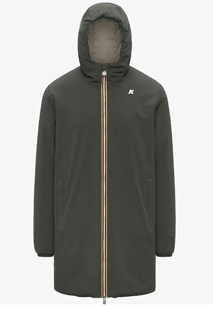 KWAY JACOB ST WARM REVERSIBLE_B2P_GREEN BLACKISH - GREEN OAK