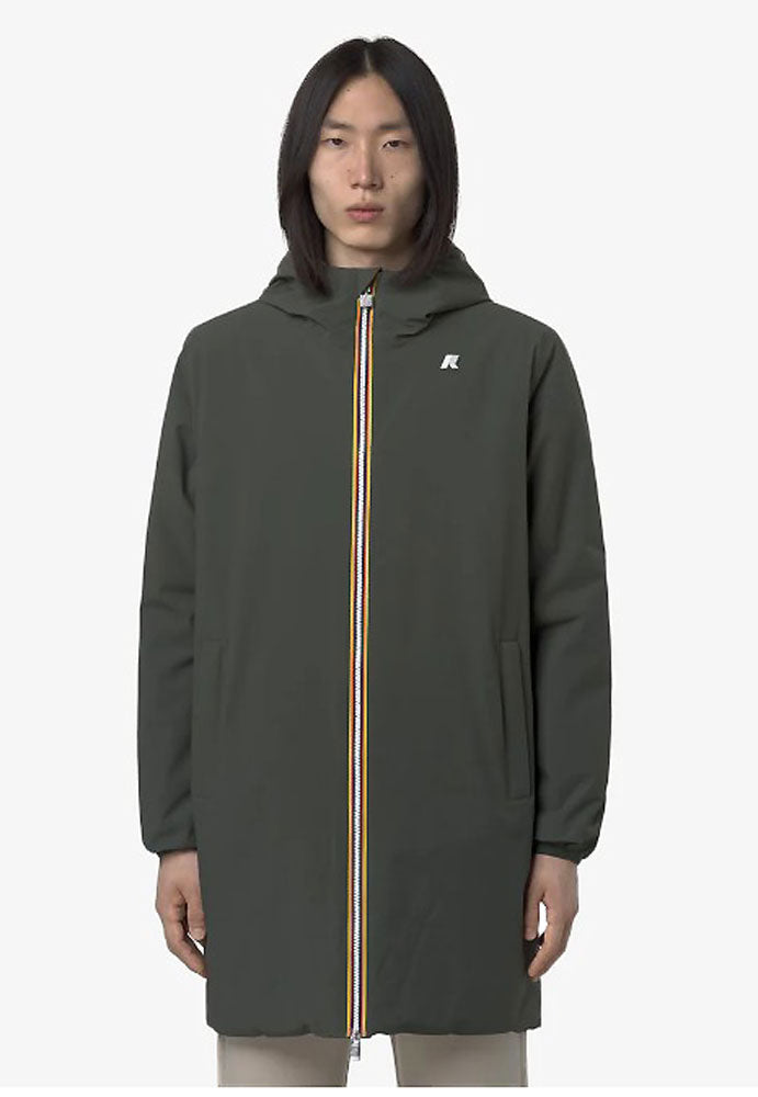 KWAY JACOB ST WARM REVERSIBLE_B2P_GREEN BLACKISH - GREEN OAK