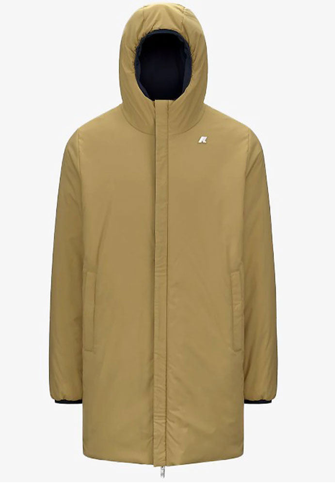 KWAY JACOB ST WARM REVERSIBLE_B2R_BLUE DEPTH - BEIGE SEED