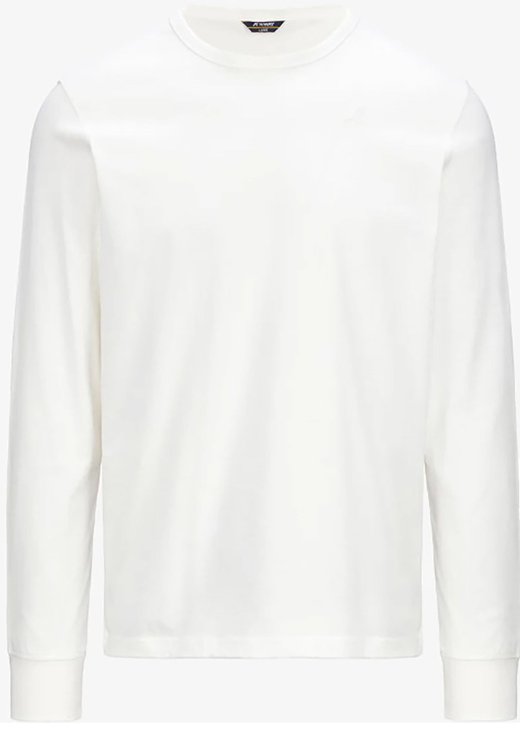 KWAY T-SHIRT MANICA LUNGA ELMER JS PEACH_ X42_WHITE GARDENIA