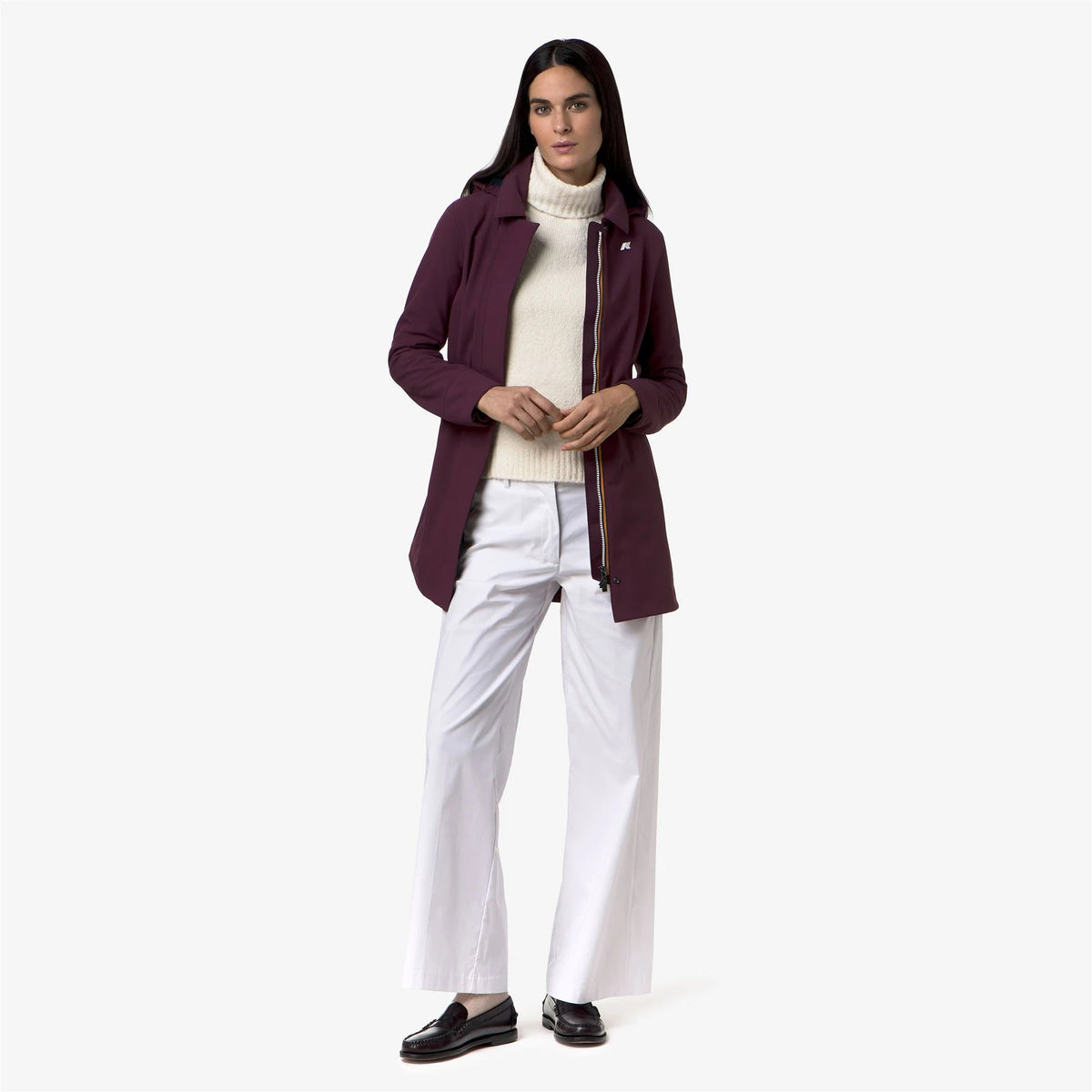 KWAY MATHY BONDED_D0R_VIOLET MAUVE WINE