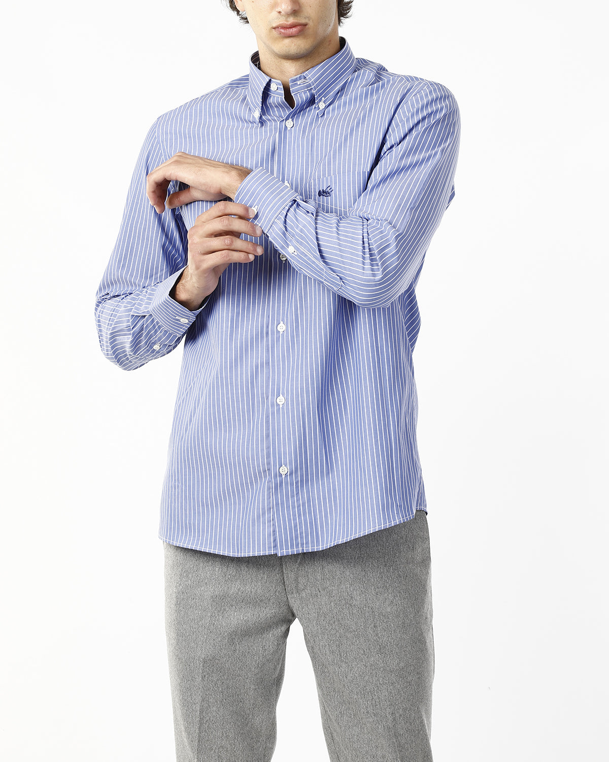 CAMICIA RIGA LARGA AZZURRA