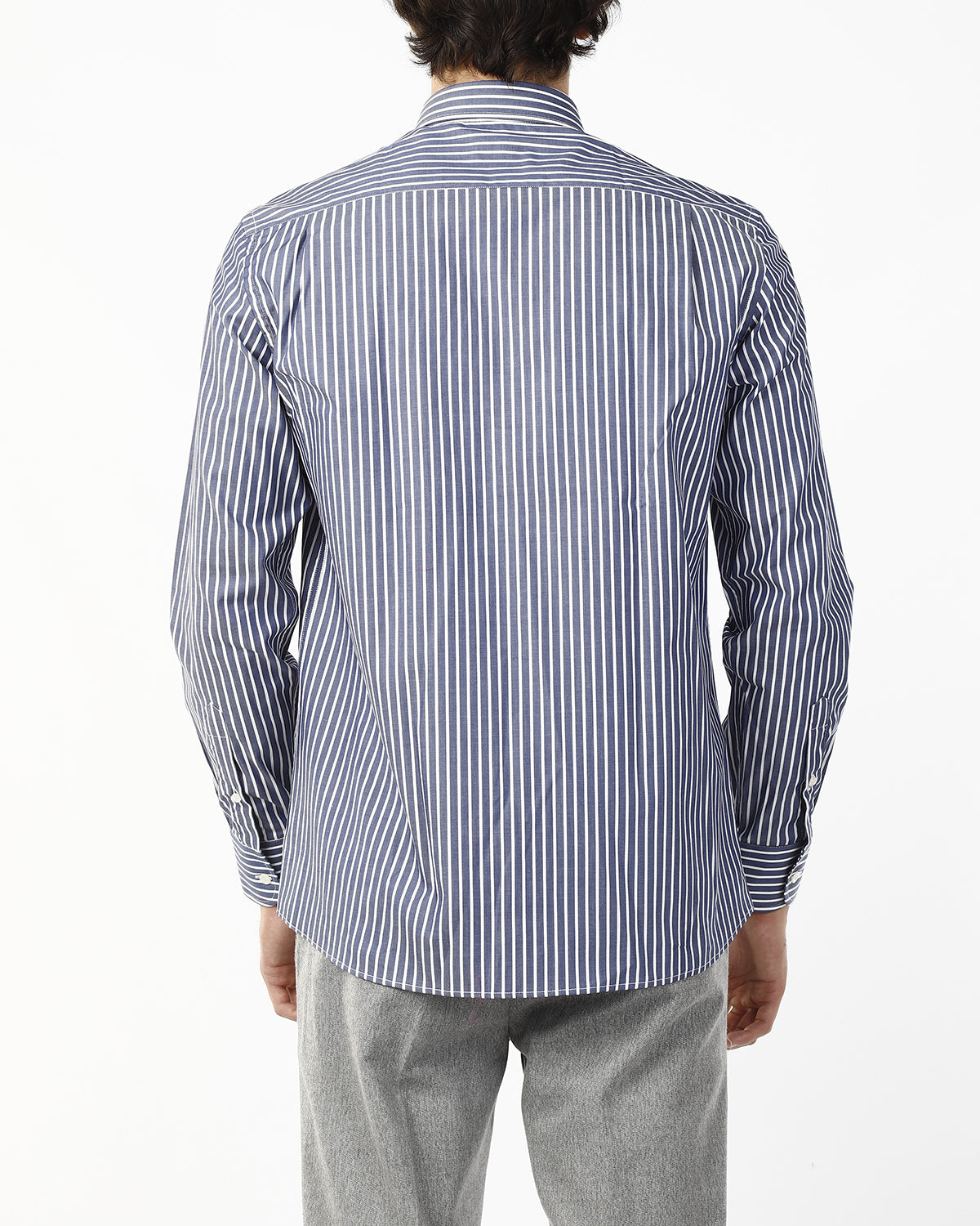 CAMICIA A RIGHE BLU E BIANCHE