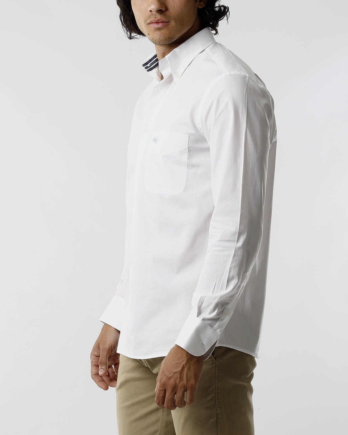 CAMICIA BIANCA CON RIPORTO