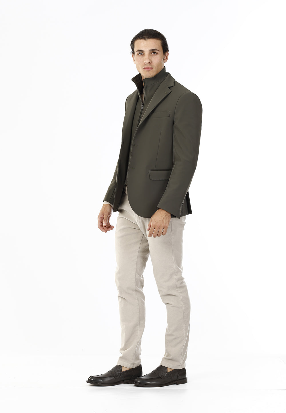 OLD RIVER GIACCA TECNICA CON PETTORINA_VERDE