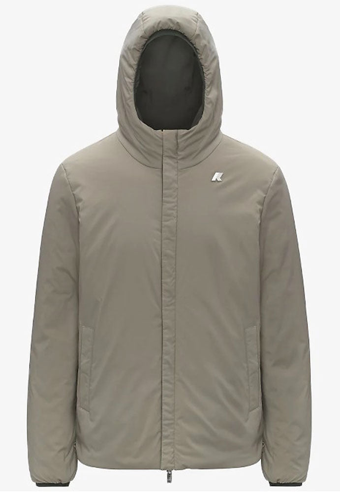 KWAY JACK ST WARM REVERSIBLE_B2P_GREEN BLACKISH_GREEN OAK