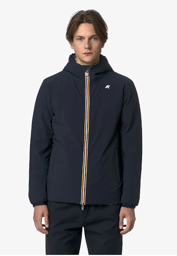 KWAY JACK ST WARM REVERSIBLE_BBC_BLUE DEPTH - BEIGE CASHMERE