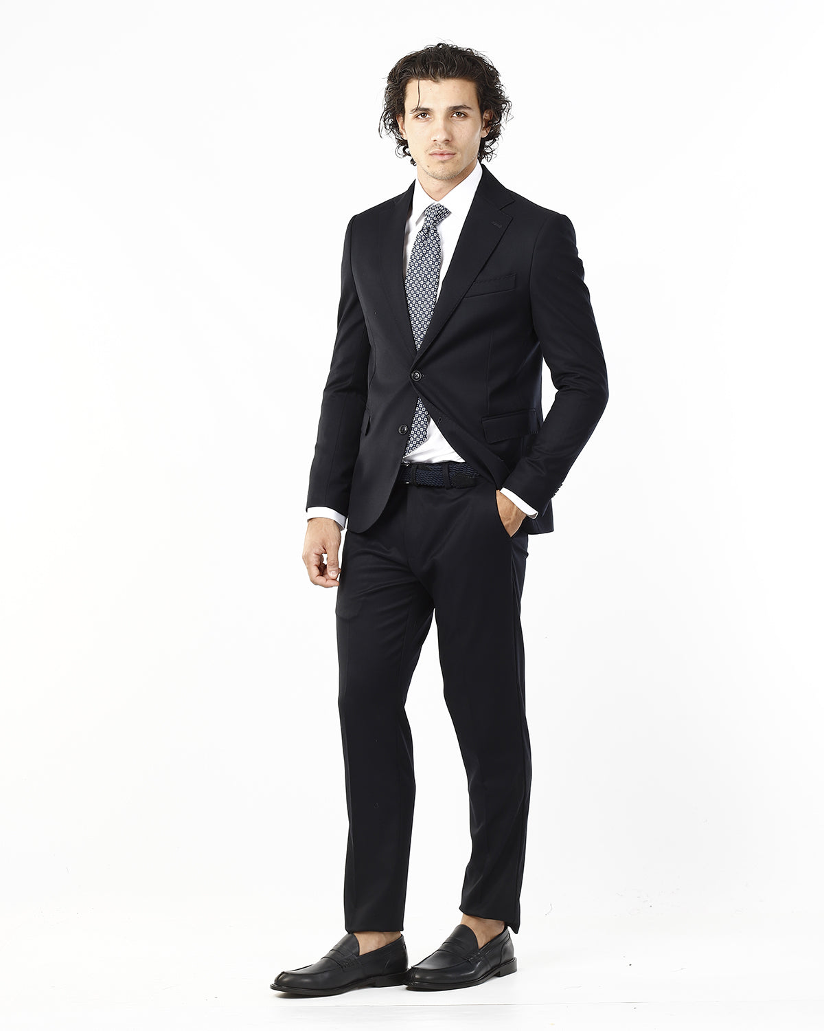 OLD RIVER ABITO VESUVIO IN LANA_BLU