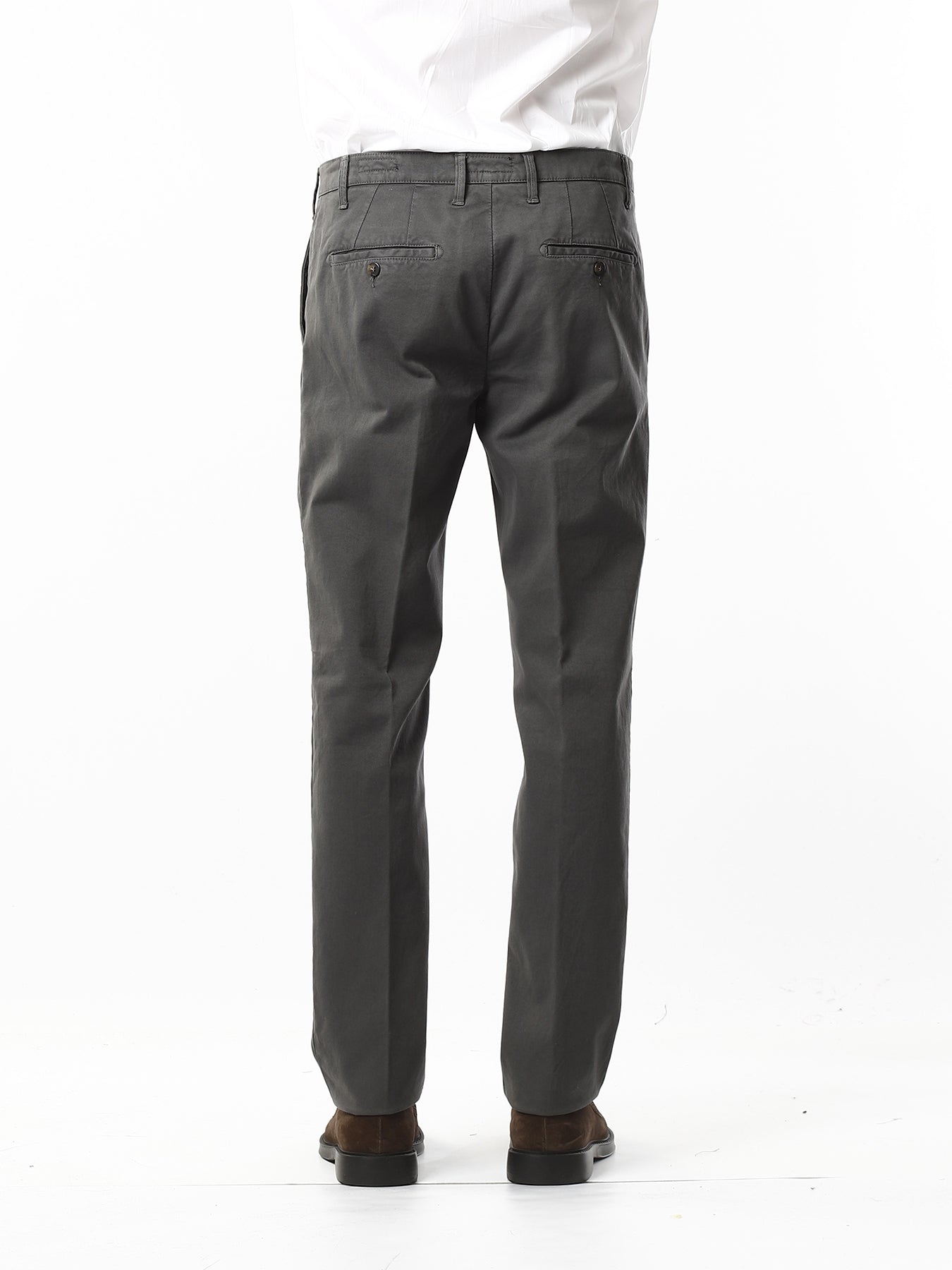 OLD RIVER PANTALONI TASCA AMERICANA - MODERN FIT_GRIGIO