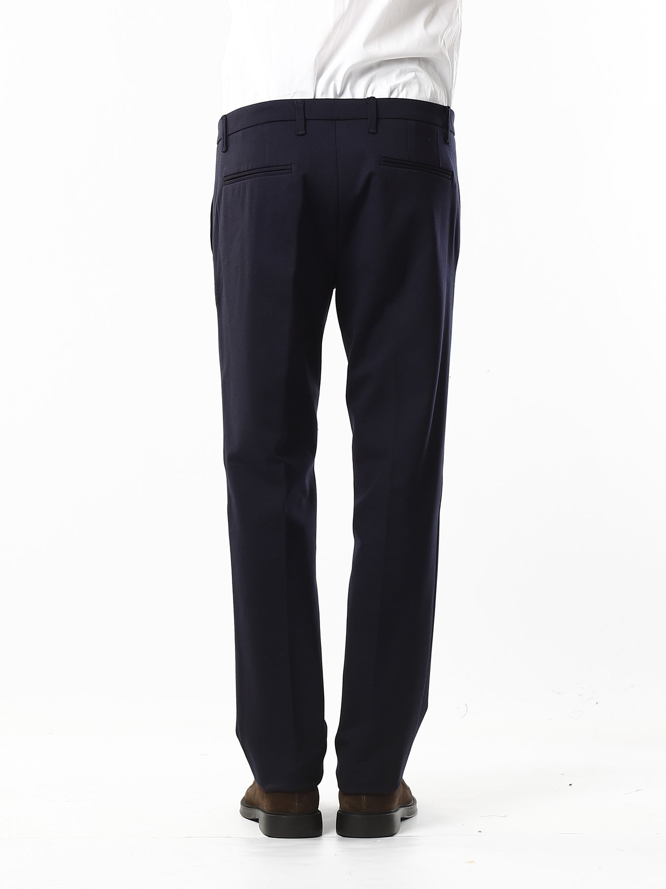 OLD RIVER PANTALONE CLASSICO CON TASCA A FILO_BLU