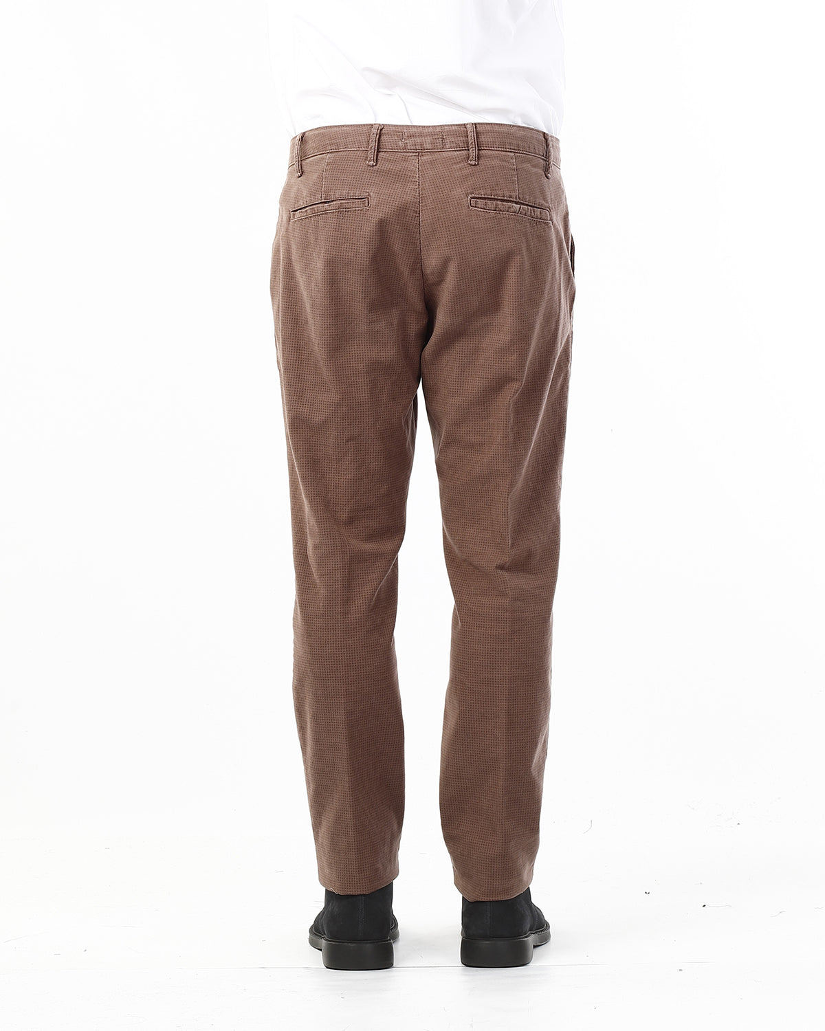 PANTALONI IN FUSTAGNO MICROFANTASIA_MOSTO