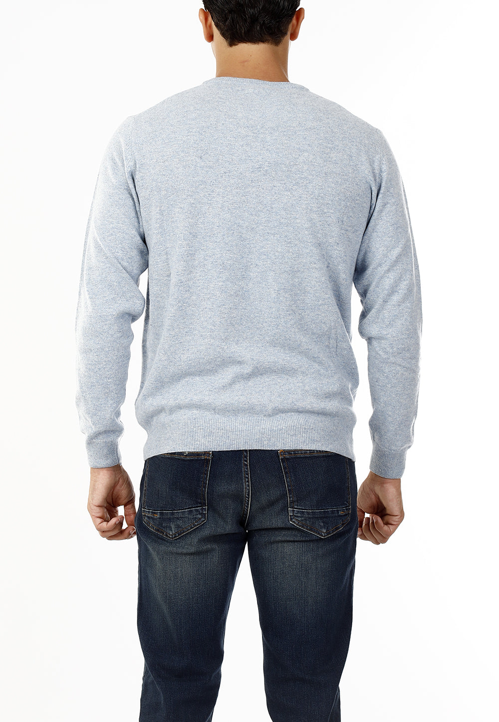 MAGLIONE GIROCOLLO ROMBI LANA E CASHMERE_ZUCCHERO