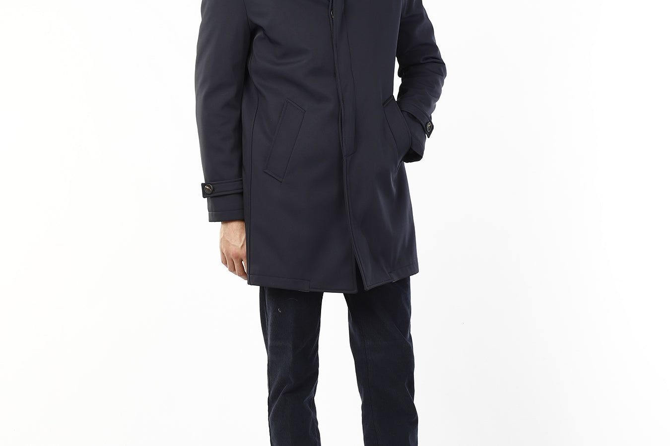 CAPPOTTO TECNICO TRENCH_BLU