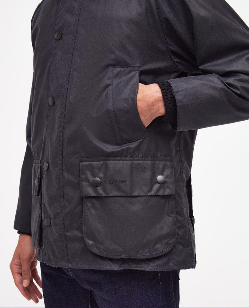 BARBOUR GIACCA BEDALE WAX_BLU