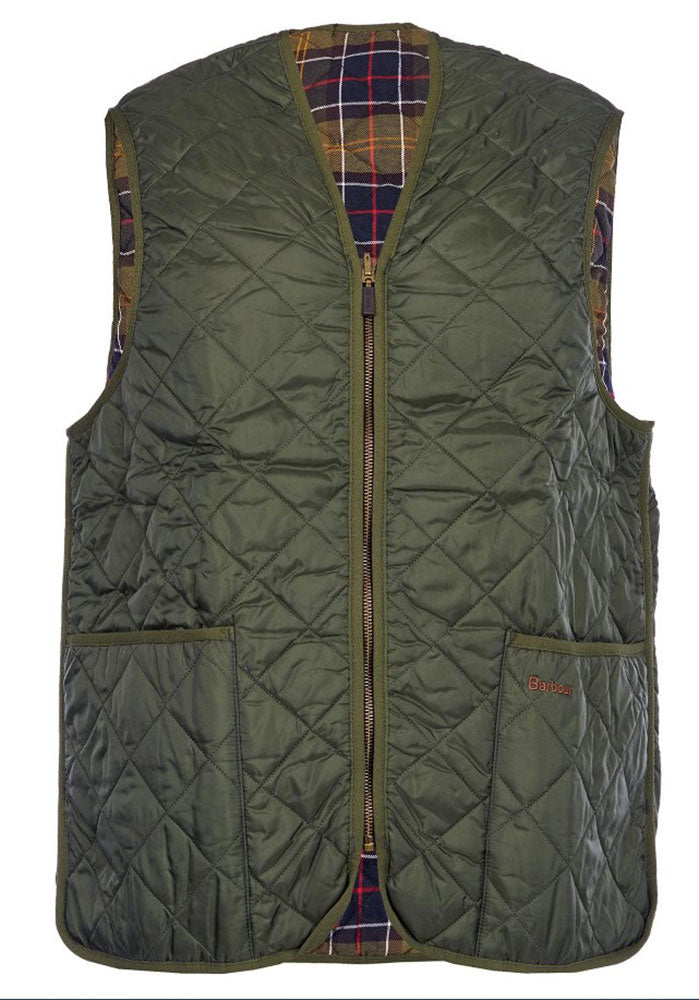 BARBOUR GILET TRAPUNTATO CON FODERA_GN92_OLIVE/CLASSIC