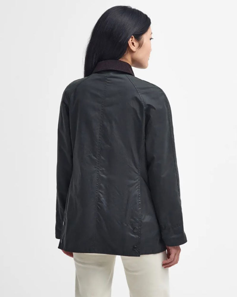 BARBOUR GIUBBOTTO GIACCA CERATA BEADNELL_SG91_SAGE