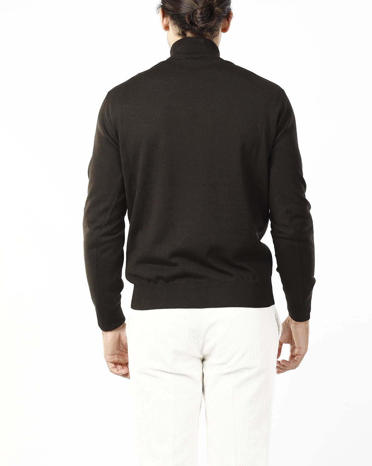 MAGLIONE COLLO LUPETTO_MORO