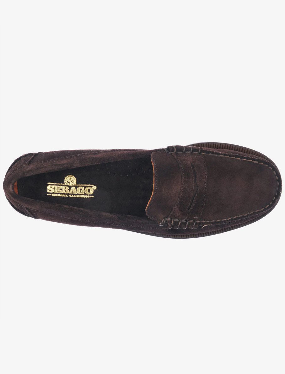 SEBAGO MOCASSINO CLASSIC DAN SUEDE_MARRONE