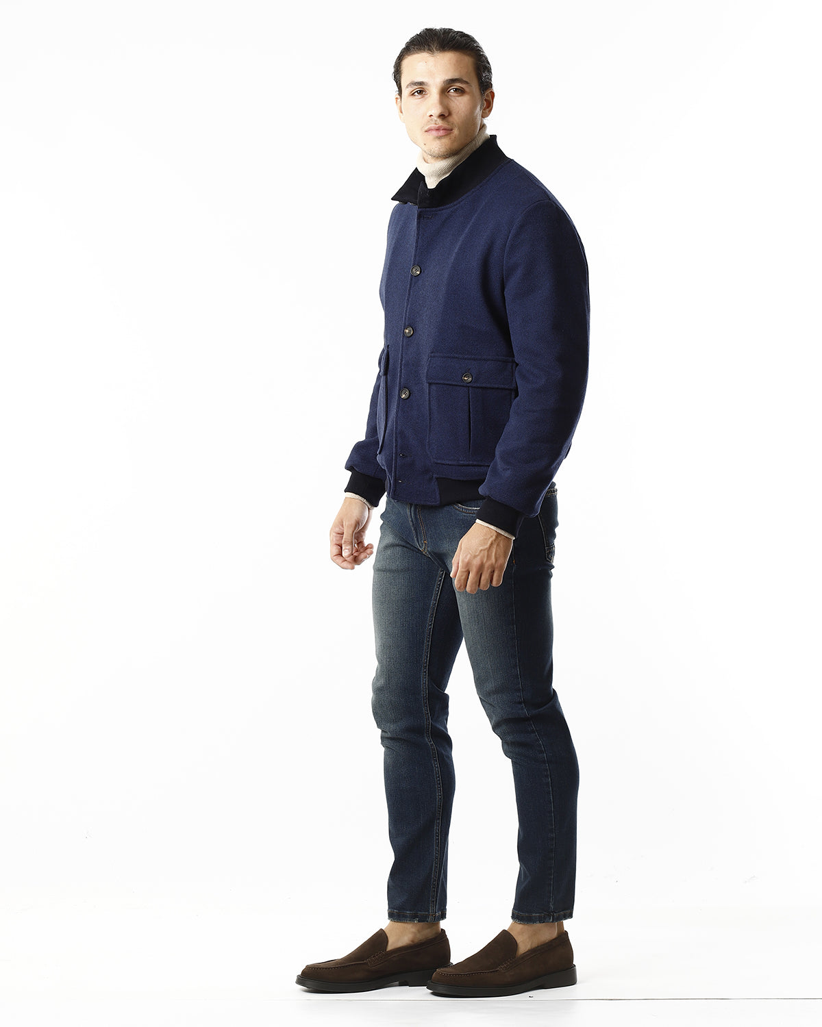 GIUBBINO TRAPUNTATO_BLU