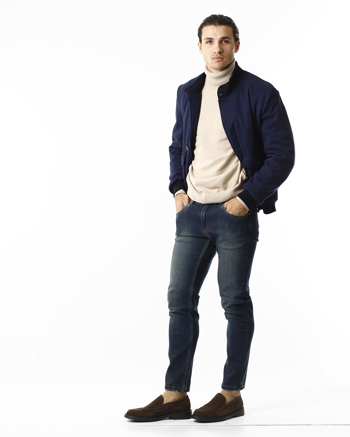 GIUBBINO TRAPUNTATO_BLU