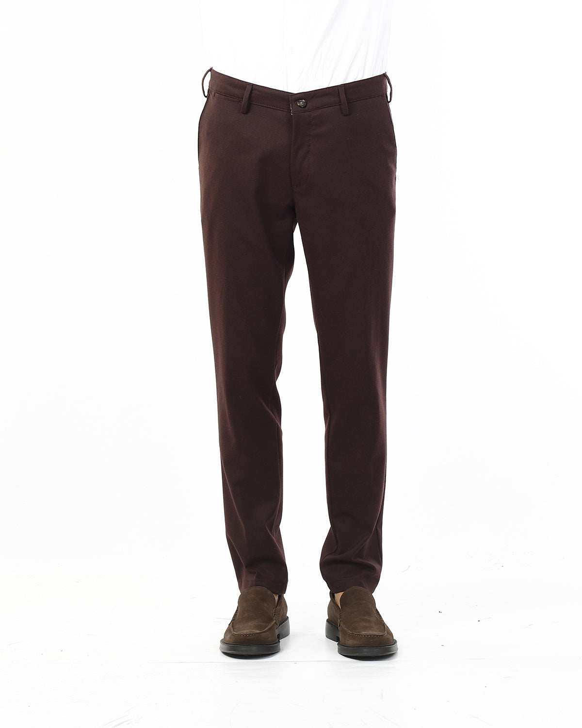 PANTALONI TASCA AMERICA SLIM_BORDEAUX