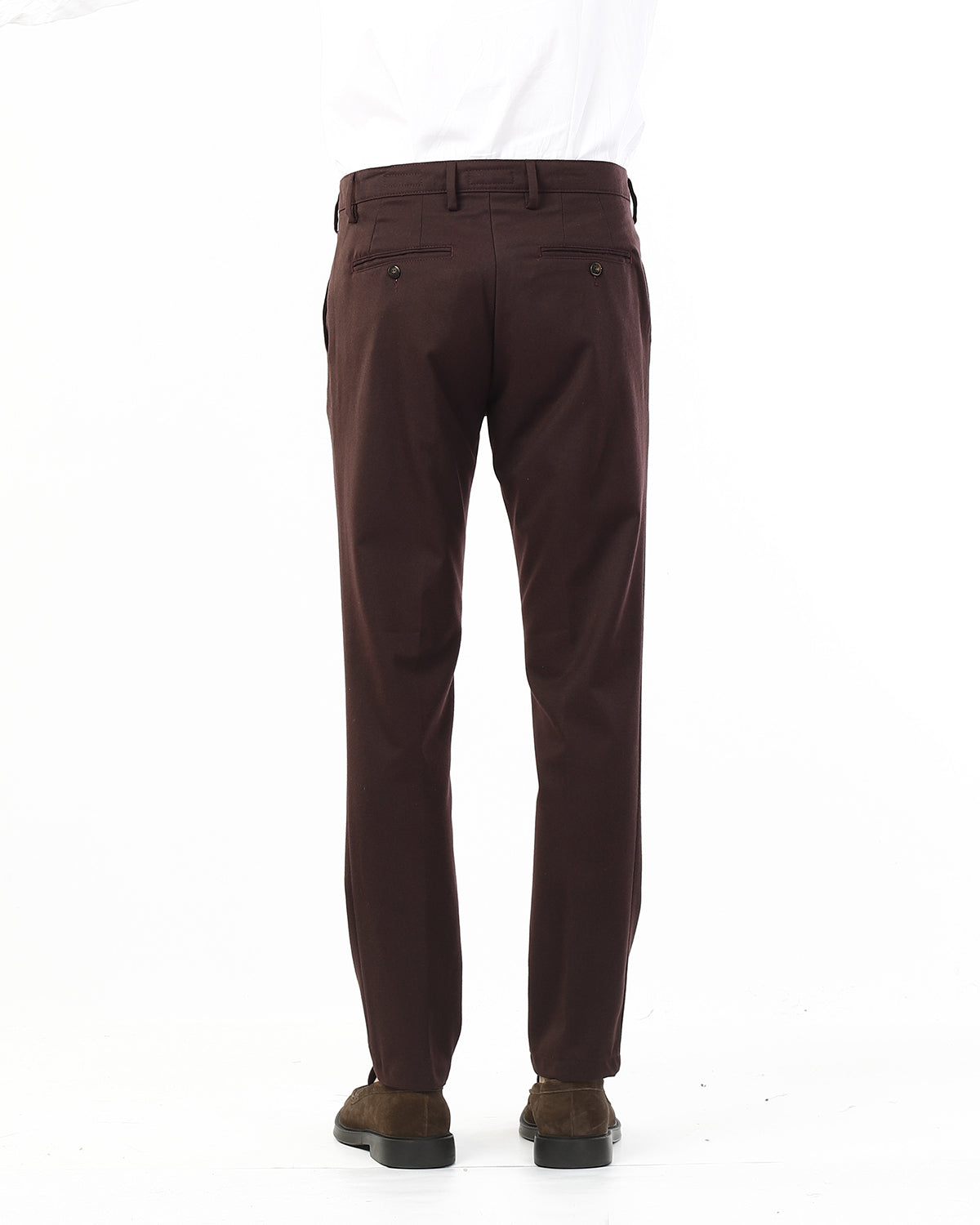PANTALONI TASCA AMERICA SLIM_BORDEAUX