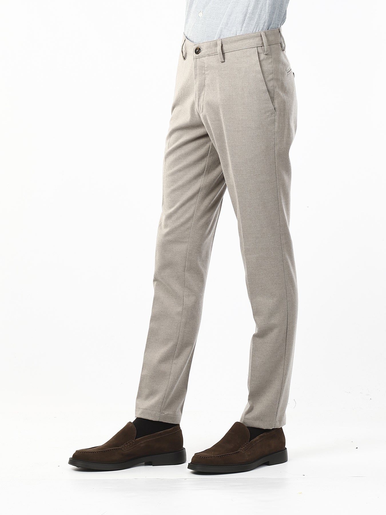 PANTALONI TASCA AMERICA SLIM_FANGO
