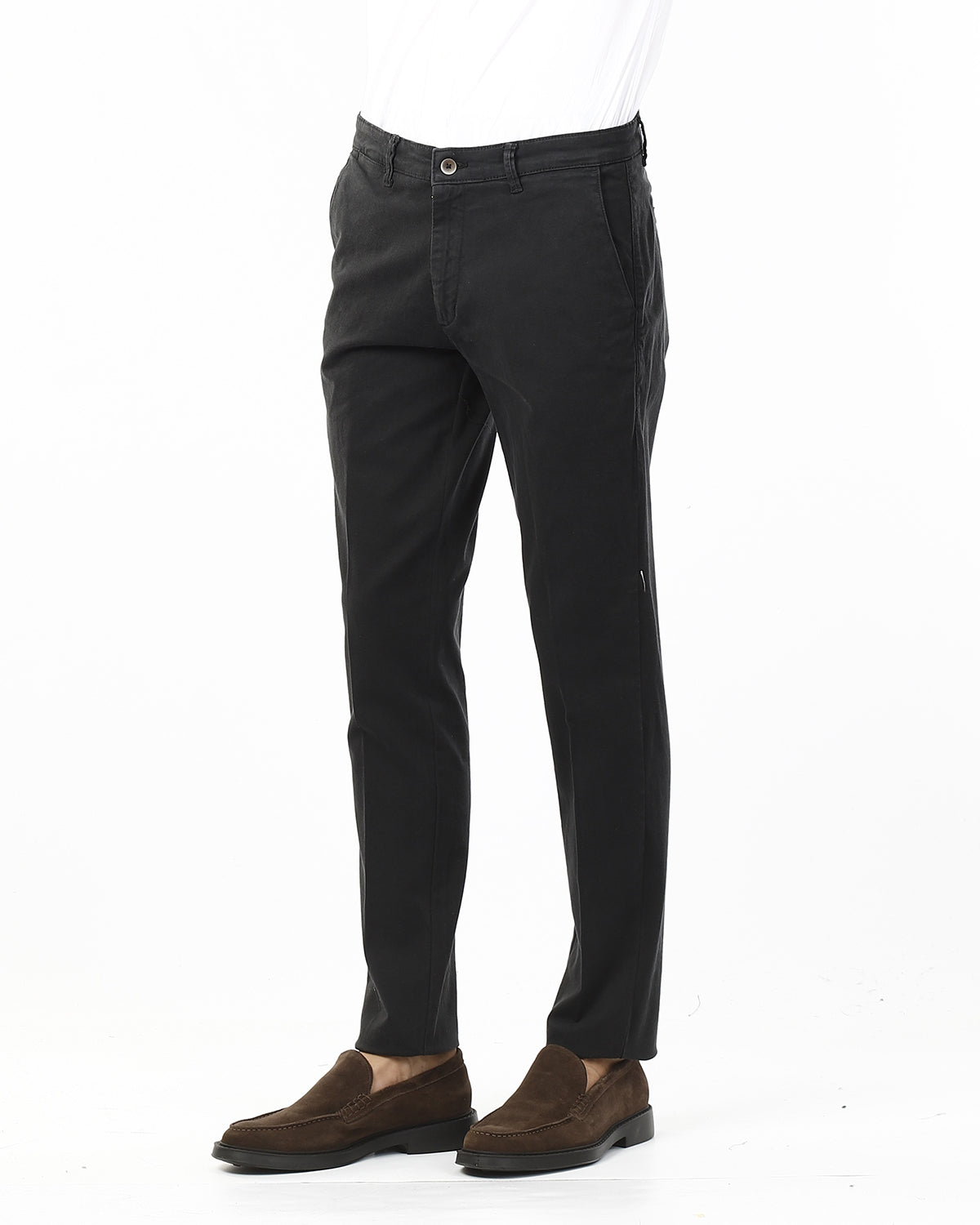 OLD RIVER PANTALONI CALOSSO ELASTAN_NERO