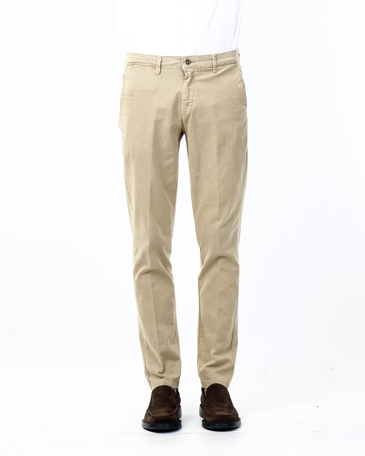 OLD RIVER PANTALONI CALOSSO ELASTAN_MIELE