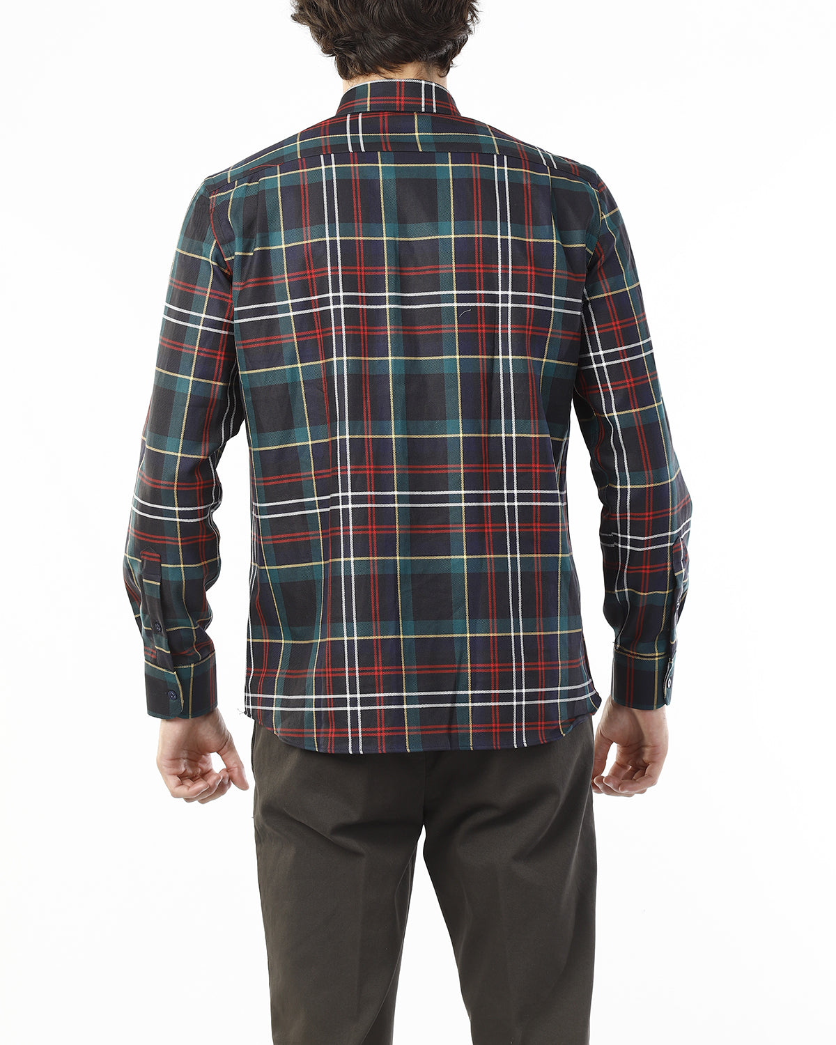 CAMICIA IN FLANELLA SCOZZESE_ROSSO