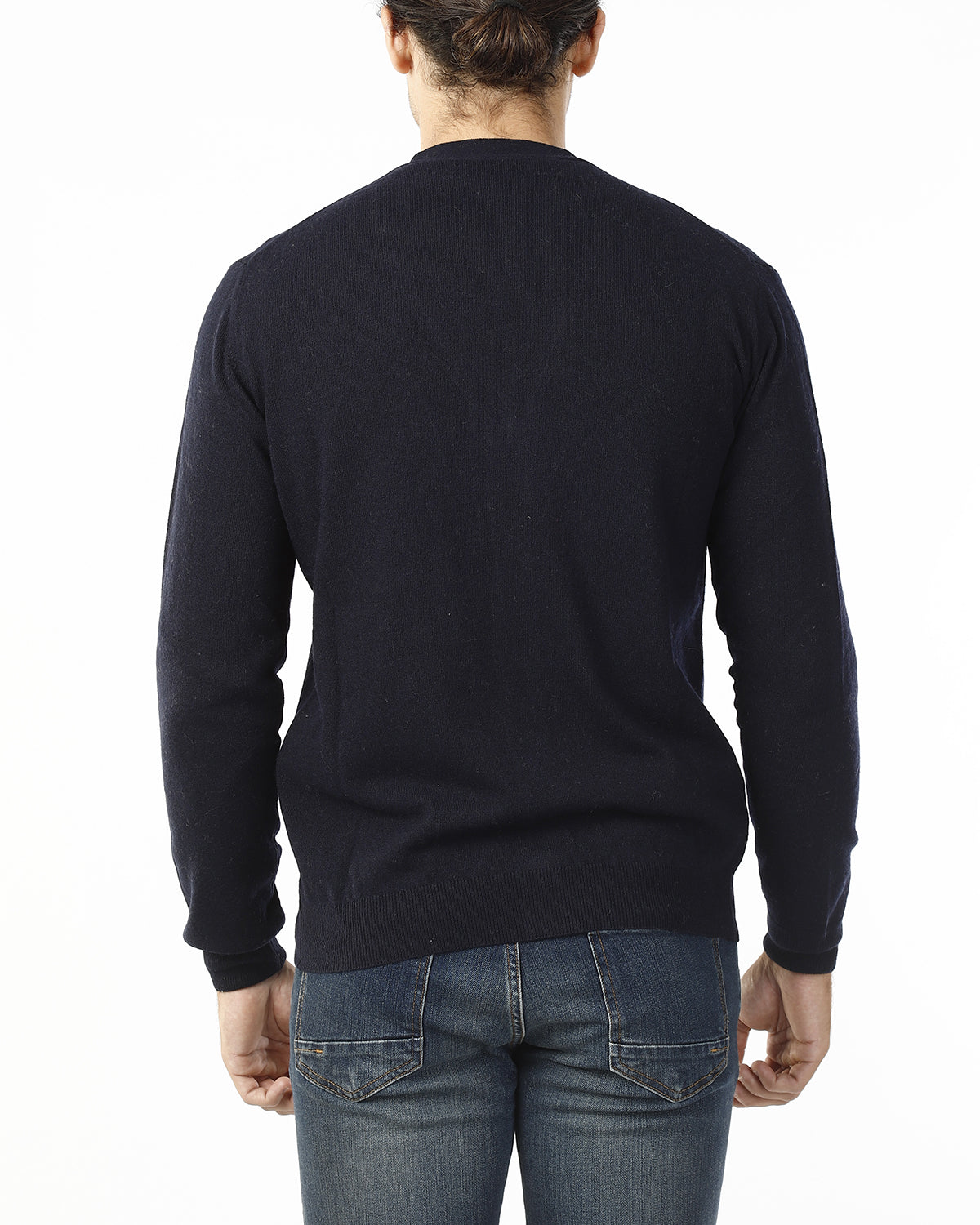 CARDIGAN MAGLIA RASATISSIMA_BLU