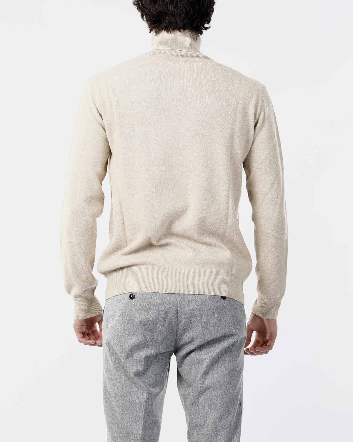 MAGLIONE COLLO CICLISTA_BEIGE