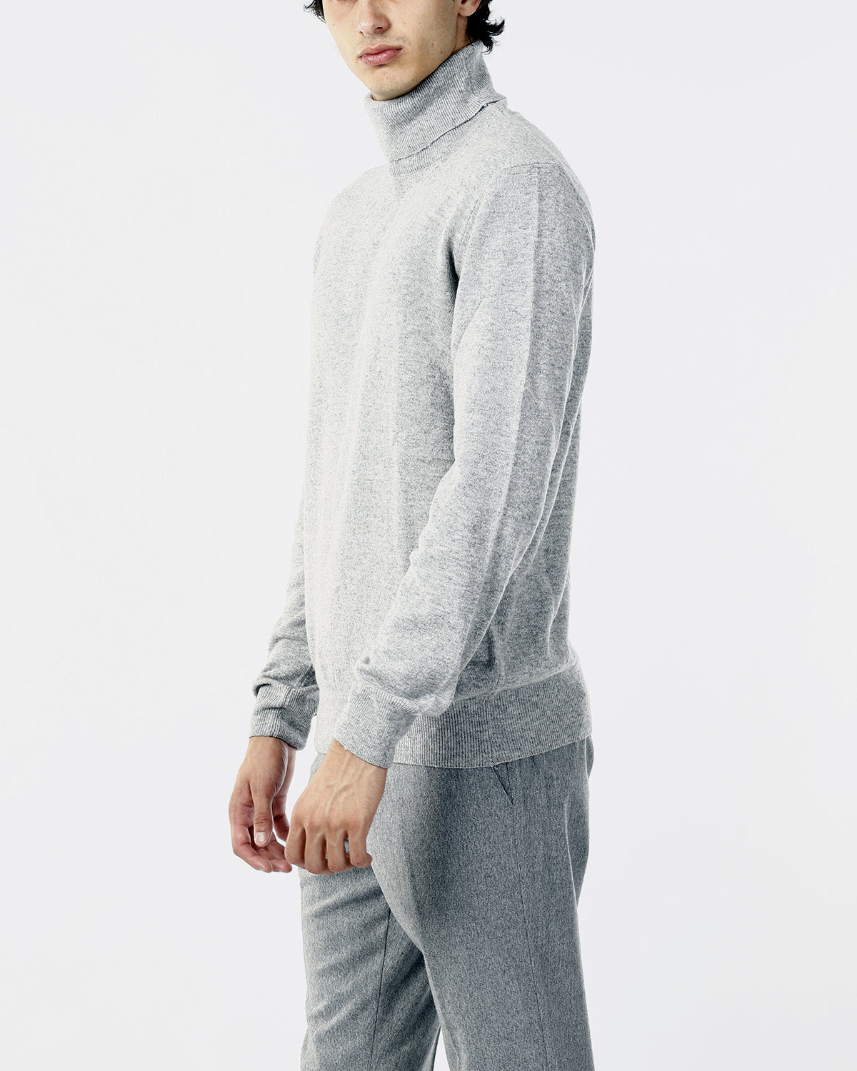 MAGLIONE COLLO CICLISTA_GRIGIO