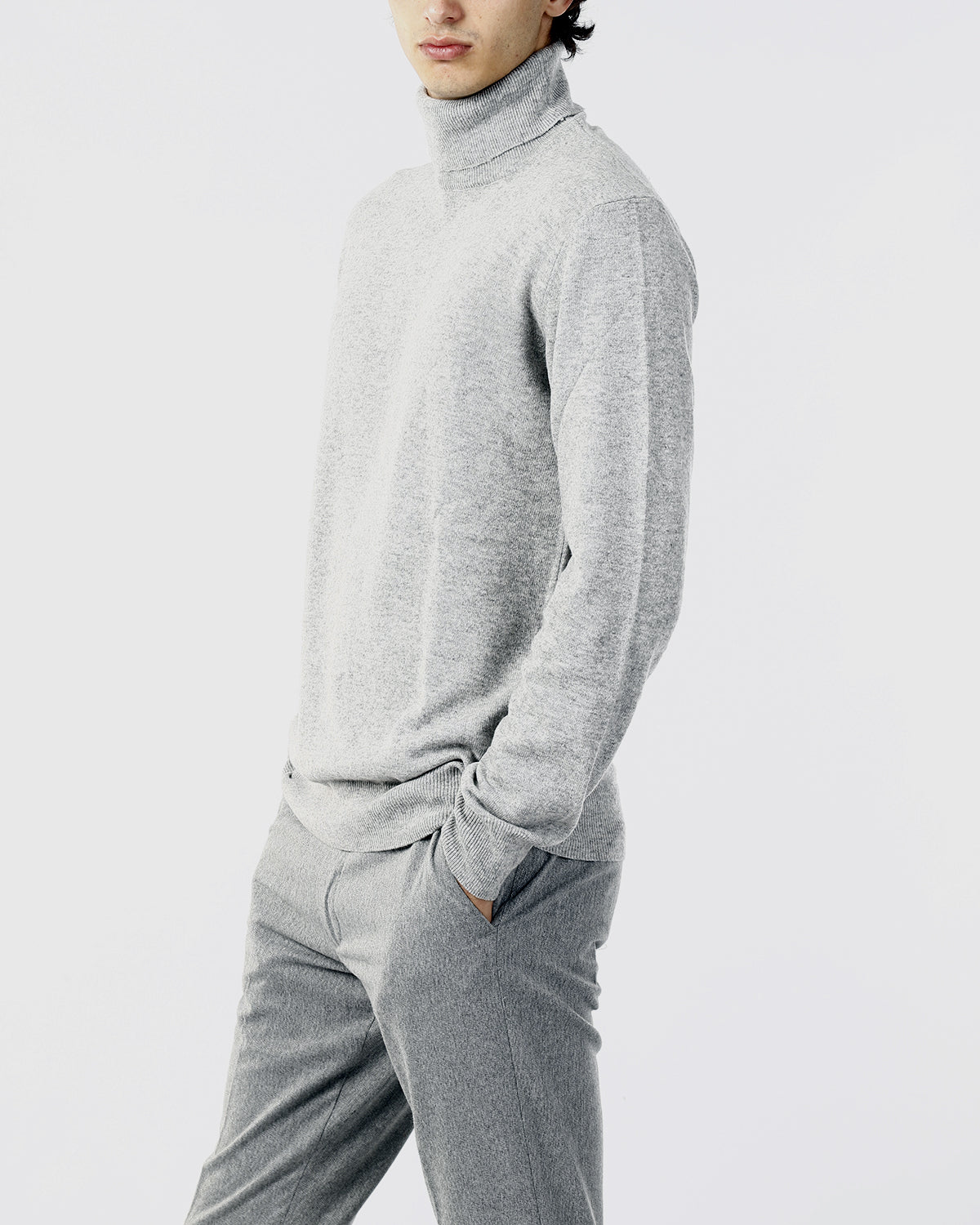 MAGLIONE COLLO CICLISTA_GRIGIO