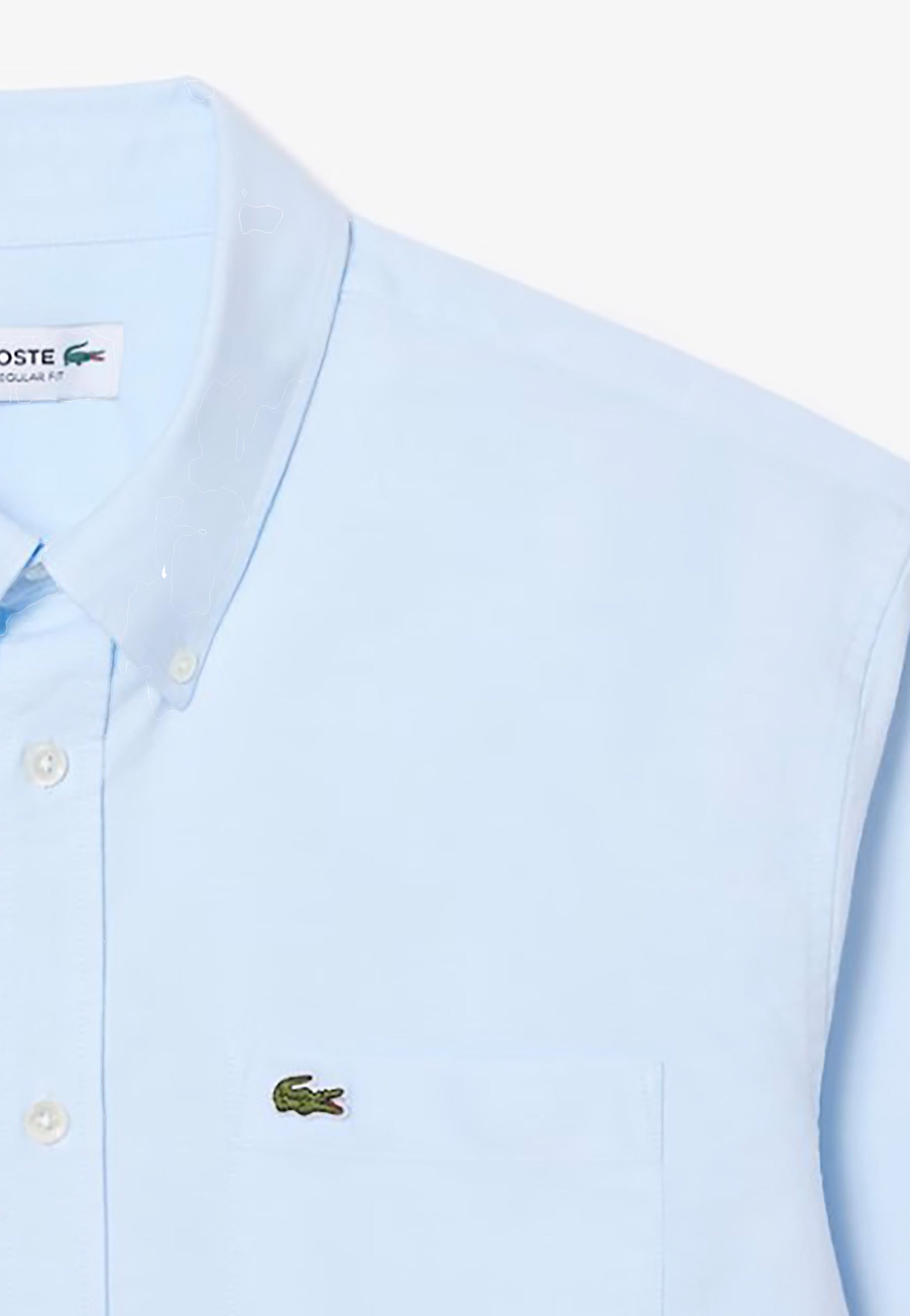 LACOSTE CAMICIA OXFORD COTONE REGULAR FIT_F6Z