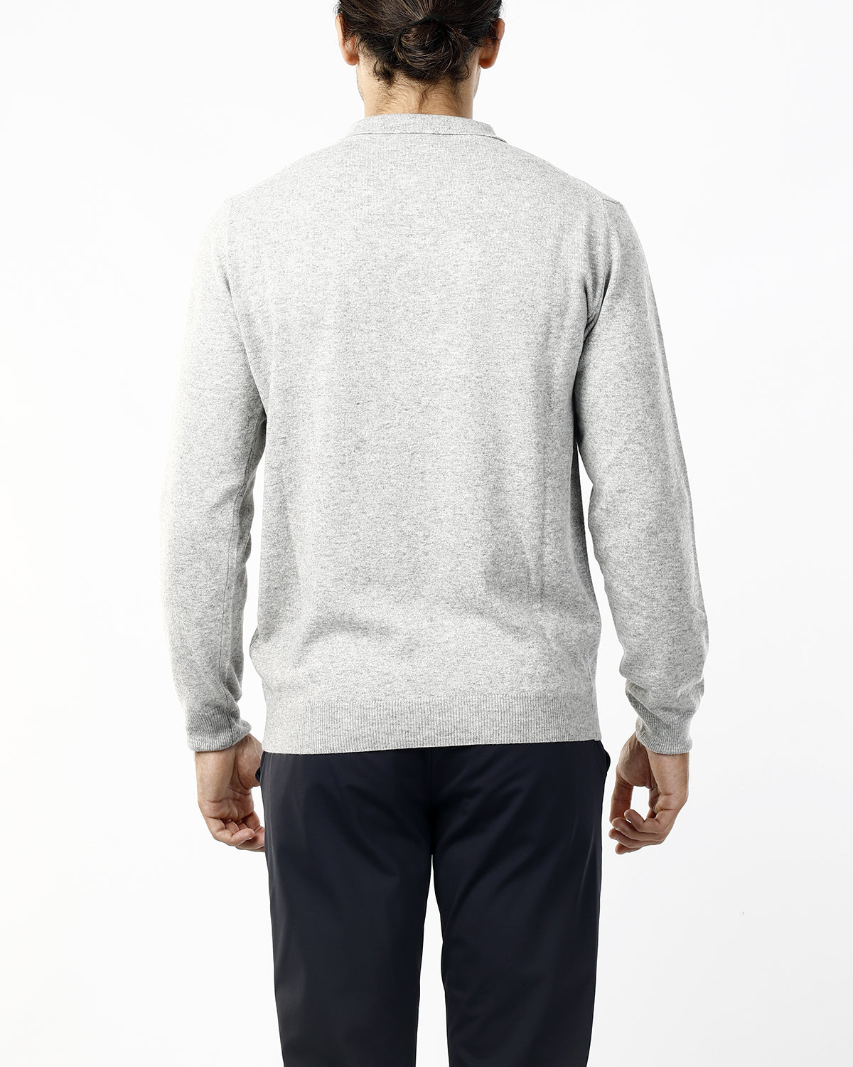 POLO IN MAGLIA_GRIGIO