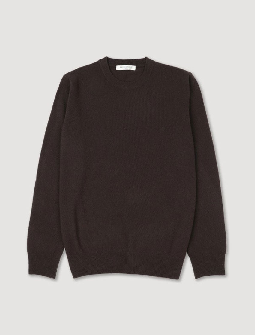 BROOKSFIELD MAGLIONE GIROCOLLO IN PURA LANA_EBANO