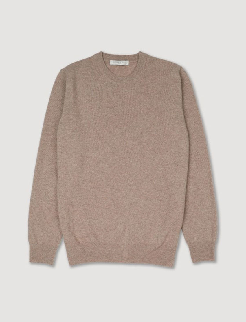 BROOKSFIELD MAGLIONE GIROCOLLO IN PURA LANA_AVENA