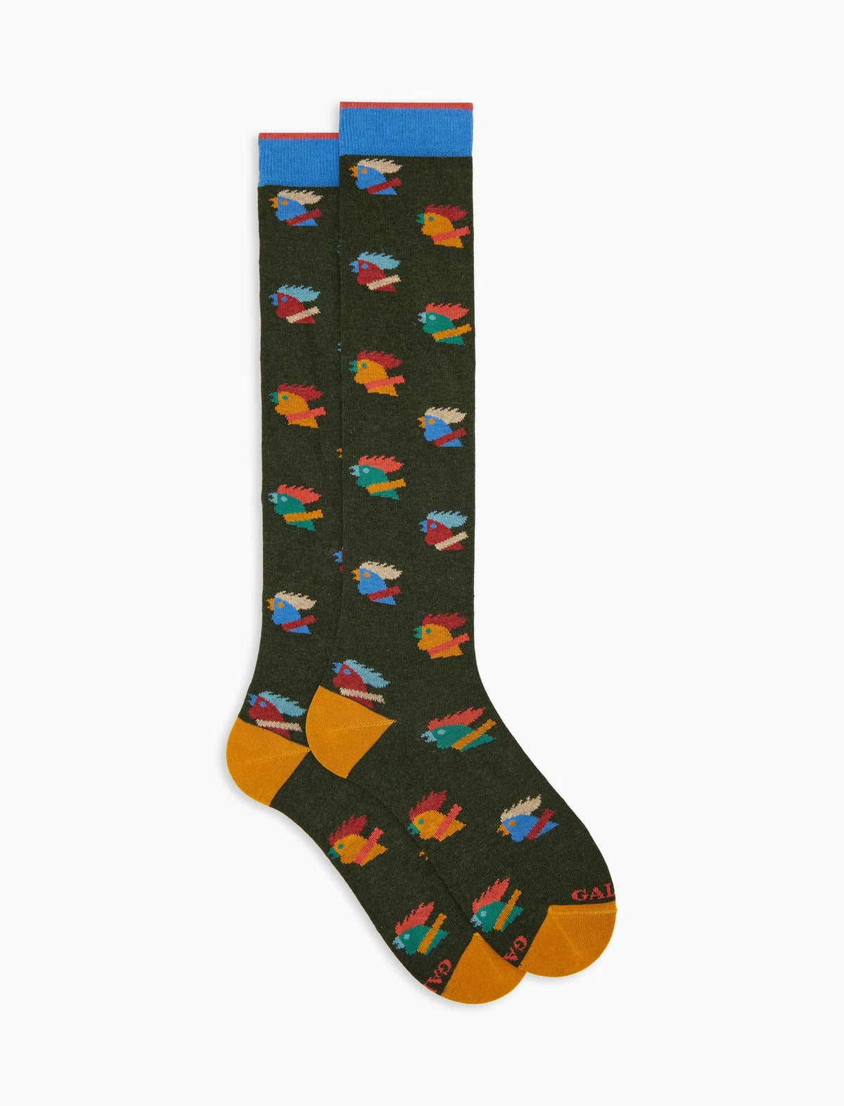 GALLO_AP514272_CALZE LUNGHE FANTASIA GALLI MULTICOLORE