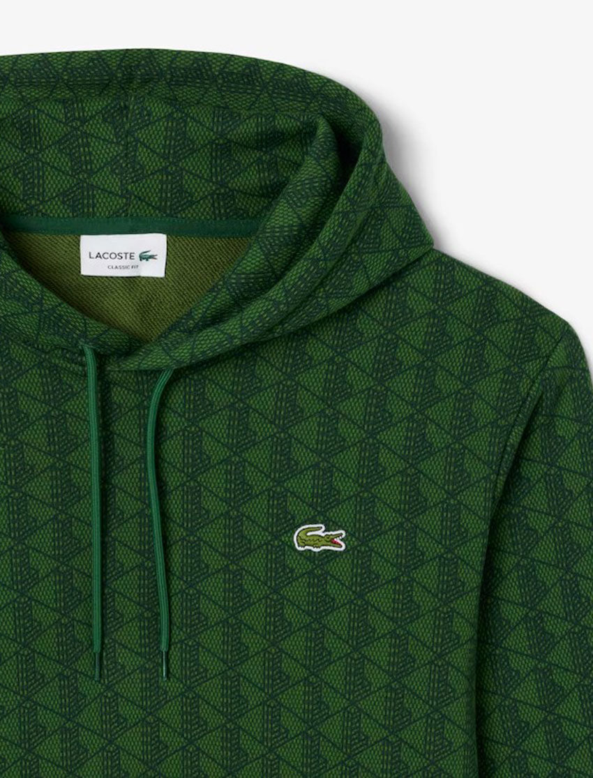 LACOSTE FELPA CAPPUCCIO E MONOGRAMMA_D1R