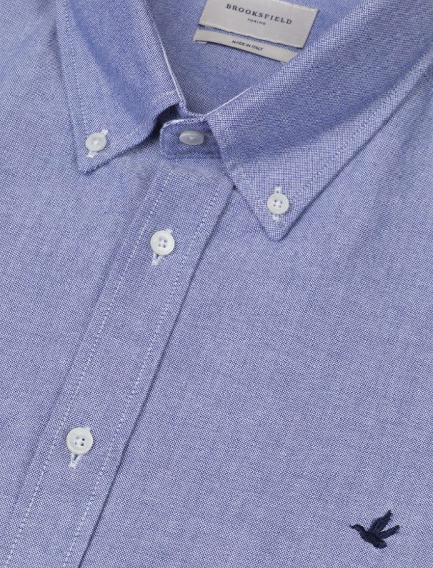 BROOKSFIELD CAMICIA CLUB BD REGULAR FIT_INCHIOSTRO