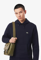 LACOSTE FELPA IN PILE CON CAPPUCCIO_SH9623_166