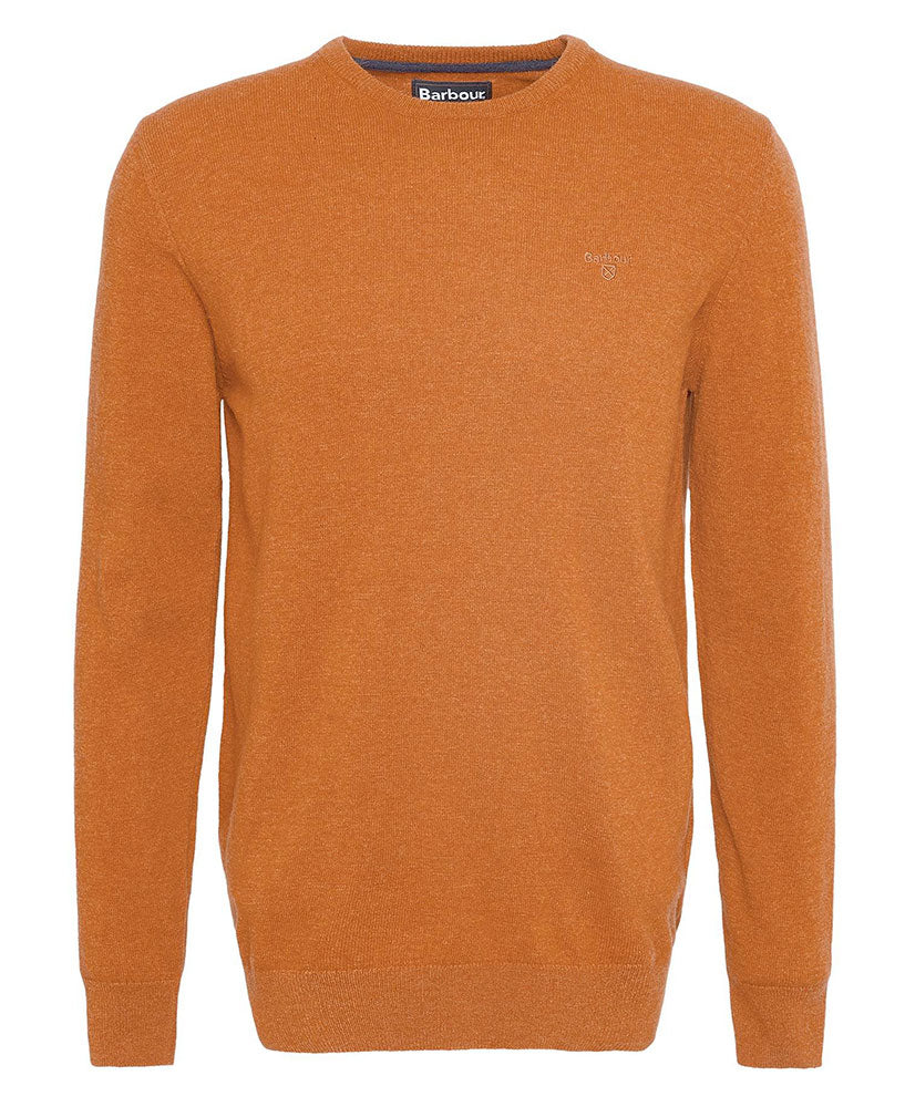 MAGLIONE GIROCOLLO ESSENTIAL_OR95_DARK COPPER