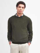 MAGLIONE GIROCOLLO ESSENTIAL_GN71_SEAWEED