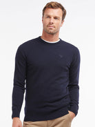 MAGLIONE GIROCOLLO ESSENTIAL_NY71_NAVY